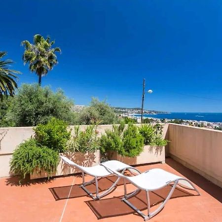 نيس Relaxing Place With Wonderful View...Calme Avec Vue Magnifique Sur La Baie Des Anges, Mais En Campagne A 12 Minutes De La Promenade Des Anglais المظهر الخارجي الصورة